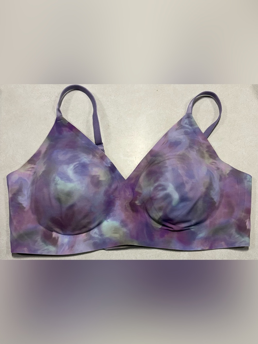 EBY Dreamscapes Tie-Dye Wireless Bra in Purple